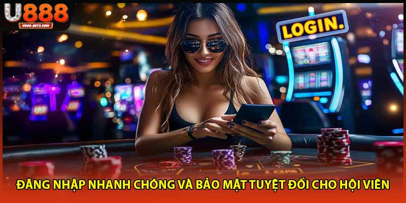 Đăng nhập nhanh chóng và bảo mật tuyệt đối cho hội viên